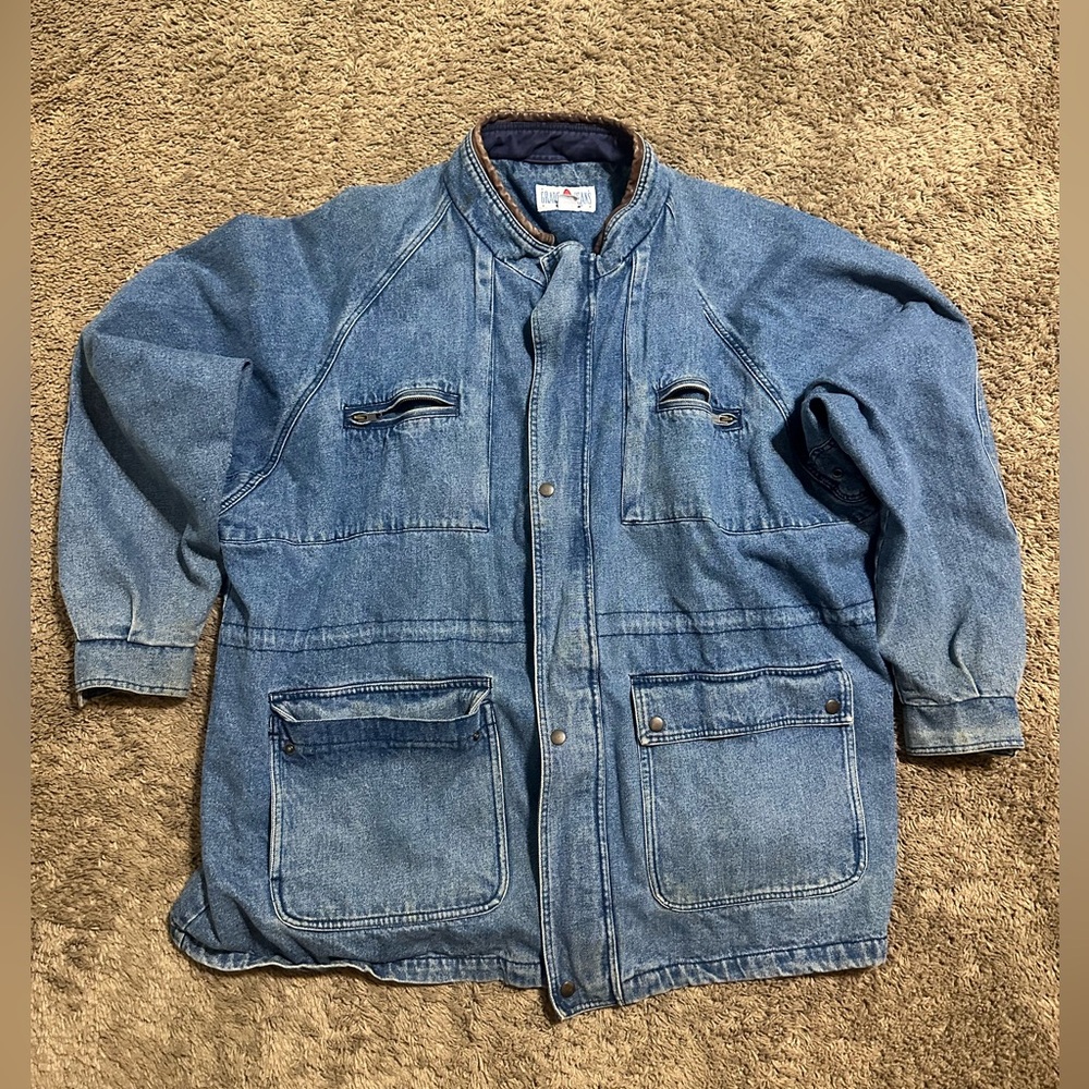 Vintage Grade A jeans “big boy” jacket 90s size 3XL